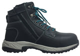 Womens King Gee Tradie Zip Black Work Boots