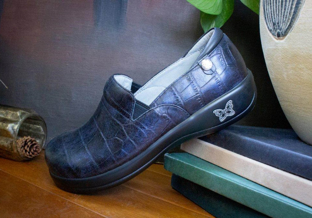 Womens Alegria Keli Comfortable Leather Professional Slip On Shoes