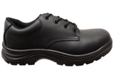 Mens KingGee Wentworth Slip Resistant Safety Leather Work Shoes