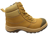 Mens KingGee Tradie Zip Lace Composite Safety Work Boots