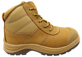 Womens KingGee Tradie Zip Lace Steel Cap Work Boots