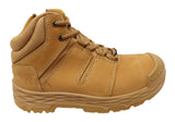 Mens Mack Shift Leather Steel Toecap Safety Boots With Zip