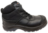 Mens KingGee Tradie Boot Steel Toe Cap Black Work Boots