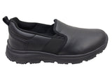 Womens Scholl Orthaheel Worker PU Shoes