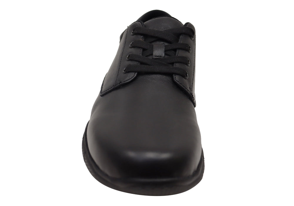 Scholl Orthaheel Joseph Mens Comfortable Supportive Leather Shoes