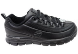 Womens Skechers Sure Track Trickel Leather Slip Resistant Work Shoes