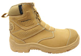 Mens KingGee Bennu Pro 6 Leather Work Boots Wheat