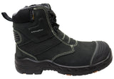 Womens KingGee Bennu Pro 6 Leather Comfortable Work Boots Black