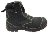 Mens KingGee Bennu Pro 6 Comfortable Leather Work Boots Black