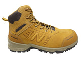 Mens New Balance Contour Leather Composite Toe 2E Wide Work Boots