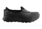 Womens Skechers Sure Track Slip Resistant Leather Work Shoes