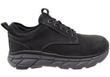 Mens Align Protech Verdell Leather Wide Fit Arch Support Sneakers